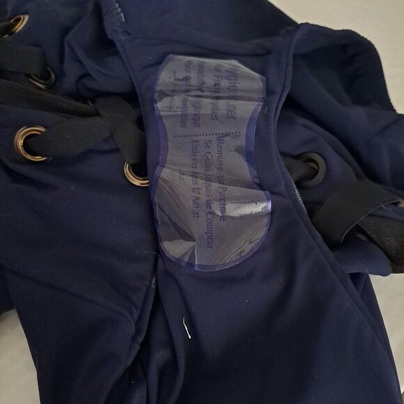 Amoressa Women's Bondi Moonraker Navy One-Piece Swimsuit Vacation Beach Sz 12 - Picture 10 of 10